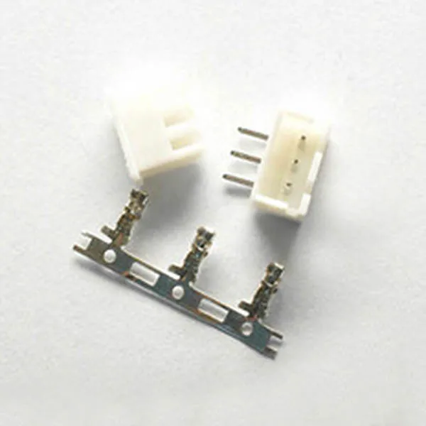 50PCS XH2.54 2.54mm Straight Male Pin Header + Housing +Terminal Connector 3P Assortment Kit-in