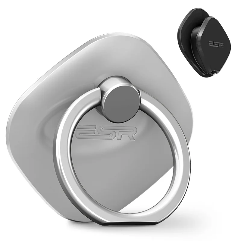 ESR Phone Holder Finger Grip Ring Zinc Alloy Ring Stand Kickstand Metal Holder for iPhone X 8 8 Plus 7 6s for Samsung S9 Xiaomi