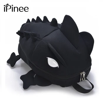 

iPinee 3D Chameleon Backpack Fashion Women Backpack Originality Cartoon Men and Women shoulder bag