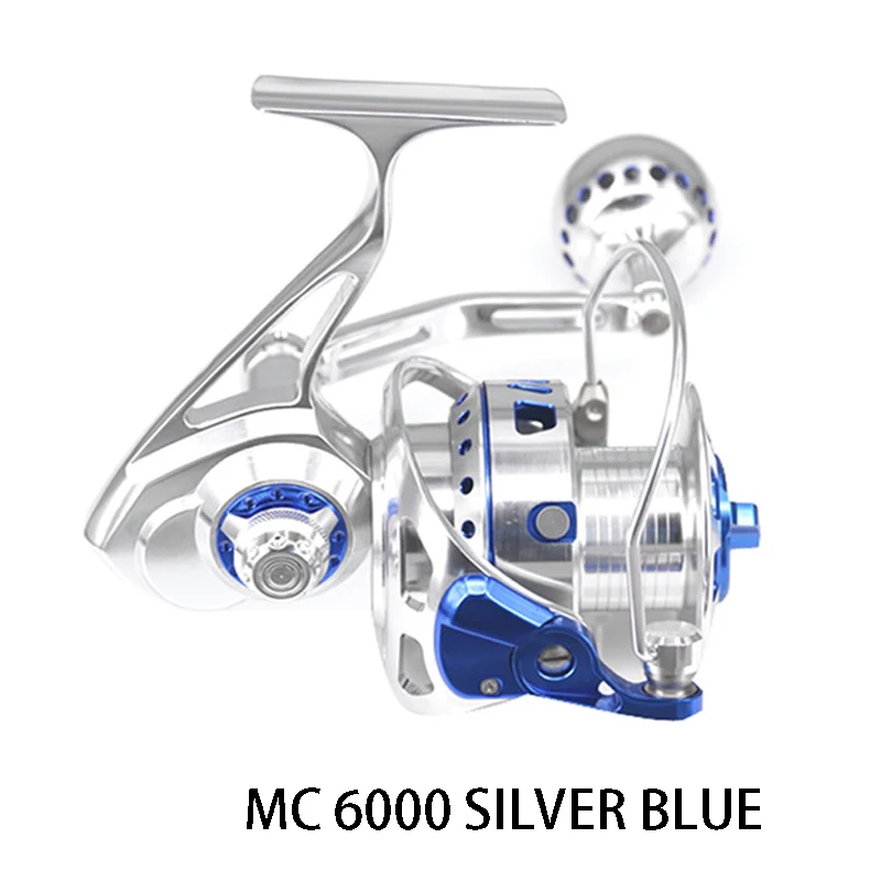 Rg الصيد بكرة MC3000 MC4000 MC5000 MC6000 صب المعادن 12BB الألومنيوم الفولاذ المقاوم للصدأ الغزل بكرة الصيد معالجة Pesca