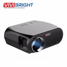 VIVIBRIGHT Android 6.0.1 LED Projector GP100 UP. 1280×800 Resolution 3200 Lumens Built-in WIFI Bluetooth, DLAN Miracast Airplay
