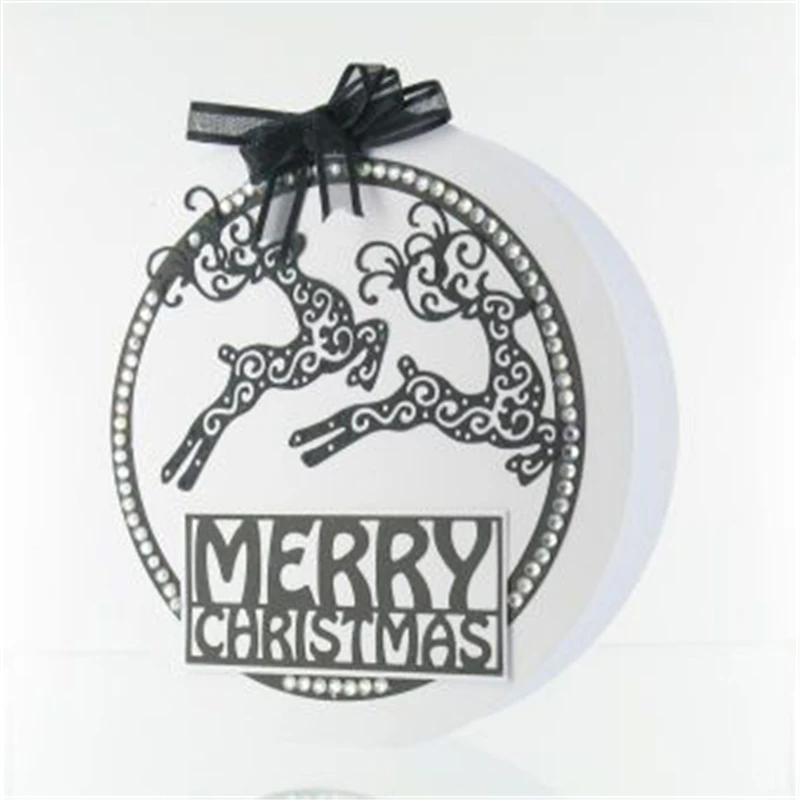 

Naifumodo Deer Dies Scrapbooking Metal Cutting New Dies for 2019 Animal Craft Dies Cuts Card Making Stencils DIY Embossing