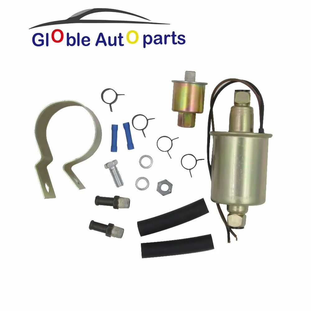 12V Universal Low Pressure Electric Fuel Pump Installation Kit 30GPH 5