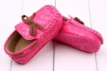 

Brand Bowknot Soft Cotton Solid Shallow Infant Newborn Baby First Walkers Casual Baby Shoes For Boys Grils 0-18months