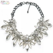2017 High Quality z necklaces fashion party chunky luxury choker crystal pendants necklace statement jewelry wholesale