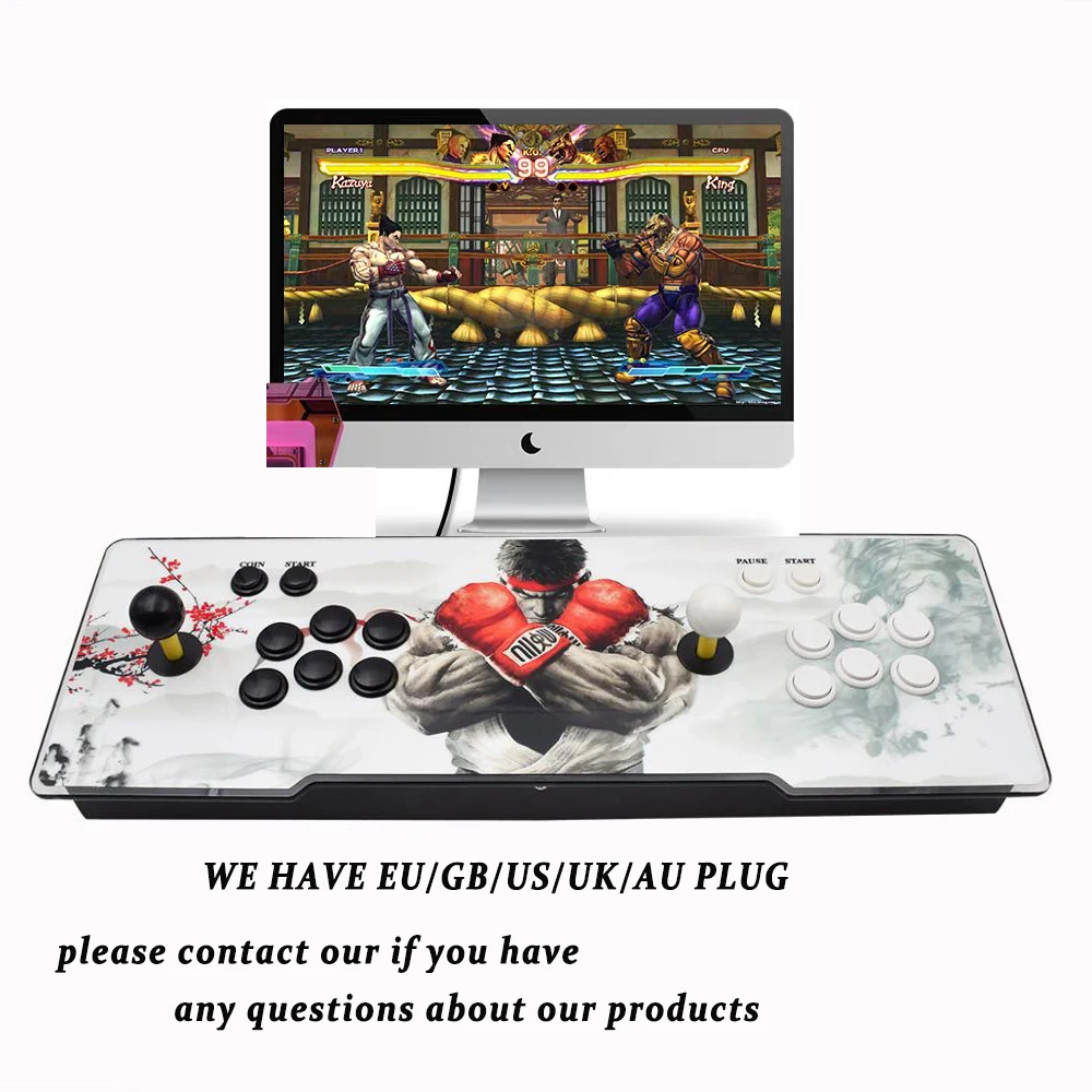 Arcade Machine Zero Delay 8 Buttons Joystick Controller Pandora box Home Console double purpose