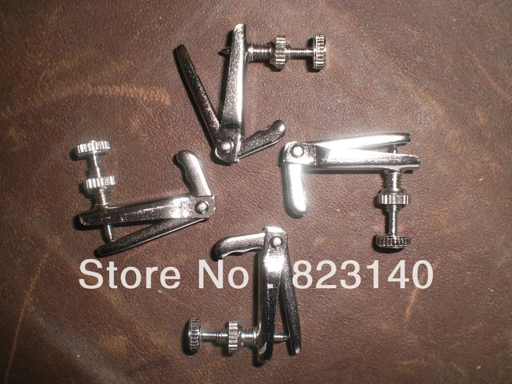 

4 PCs SILVER Violin Fine tuners 3/4-4/4 Size, Nice fine tuners