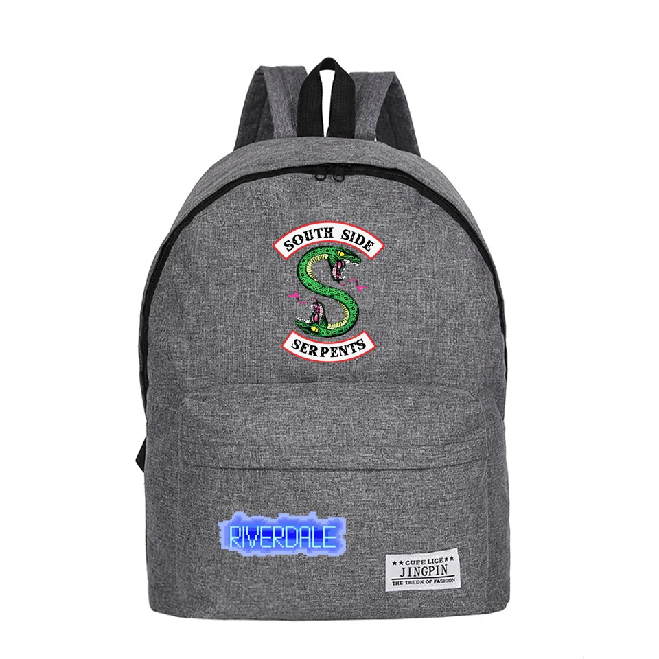 2018 Riverdale mochila Harajuku American TV mochila ídolo divertido mochila para adolescente escuela temporada nueva bolsa 2018 Riverdale mochila Harajuku American TV mochila ídolo divertido mochila para adolescente escuela temporada nueva bolsa