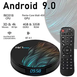 SATXTREM HK1 Max Android 9,0 умные телевизоры Box Media Player Google 2,4 г/5 г Wi Fi BT 4,0 RK3328 4 ядра к 1080 P Full HD комплект ТВ коробка