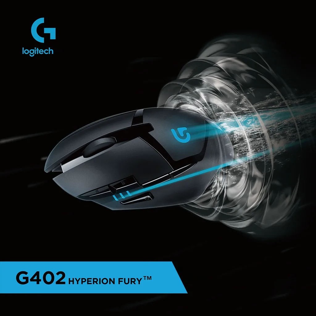 100% Original Logitech G402 USB Wired Gaming RGB Mouse 4000DPI 8 Key Programmable Optical Mice Mouse Gamer For PC Laptop 19Jul01