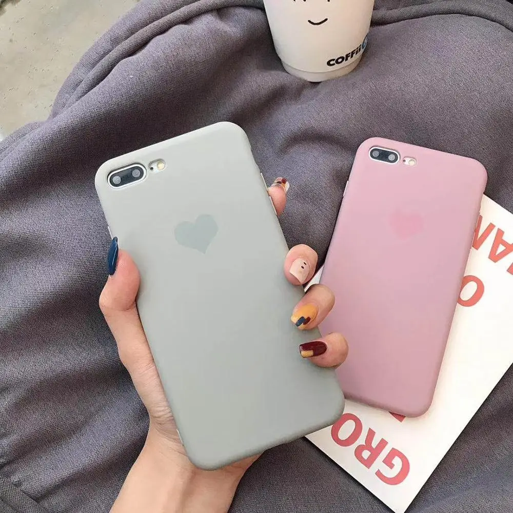 

Simple Small Love Heart Soft Case For Huawei P30 P20 P10 Pro Honor 10 9 Mate 20 10 Pro Nova 3 2s Case Silicone Cover Fundas Capa
