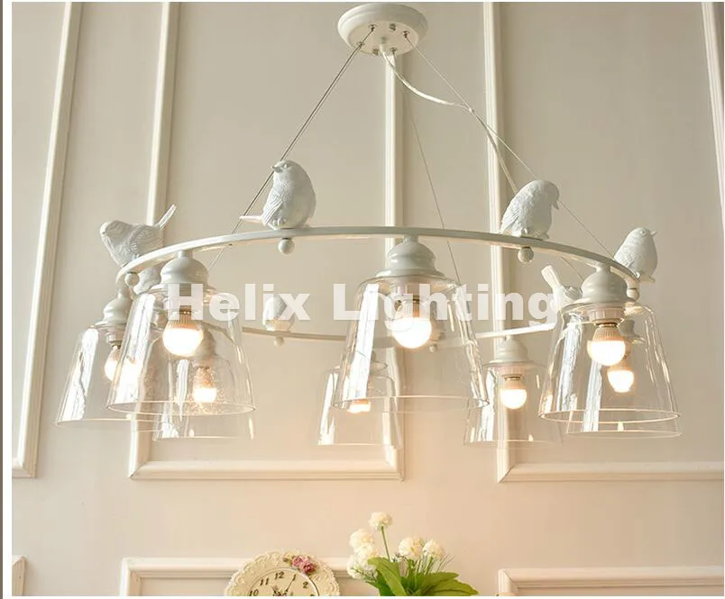  Free Shipping D65cm/D85cm LED Modern Nordic Style Creative Brief Restaurant Lights Bird Personalize - 32797774942