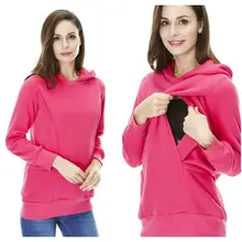 Winter Maternity Clothes Pregnant Cotton Breastfeeding Tops nursing clothes for pregnant women Maternity Hoodie sweater WD3