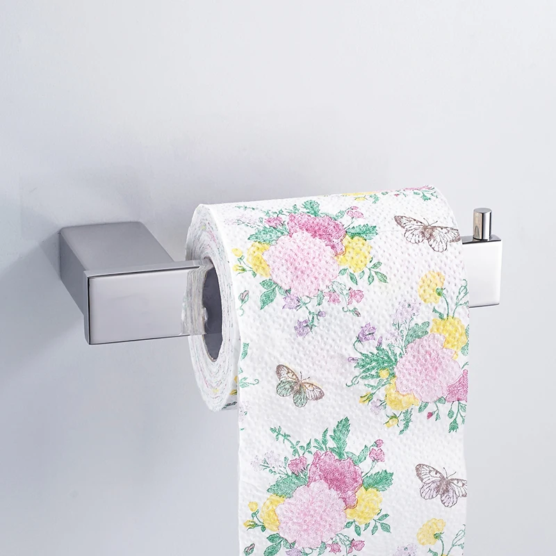 FLG 304 SUS Туалетная рулонная бумага из нержавеющей стали держатель настенное зеркало полированное полотенце вешалка для рулонов аксессуары для ванной комнаты G120-04mm