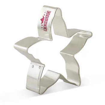 

KENIAO Ocean Starfish Cookie Cutter for Birthday Party Cutters - Biscuit / Fondant / Pastry Cutter - 10x9.3cm - Stainless Steel