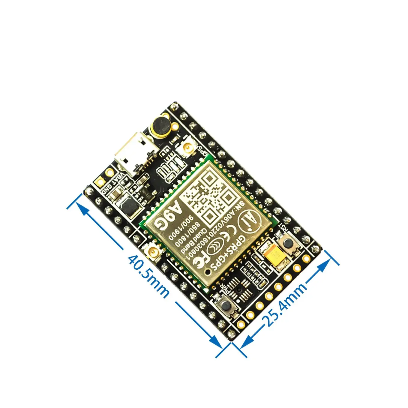 GPS//BDS Development Board A9G Development Board SMS Voice Wireless Data Transmission Positioning GSM//GPRS