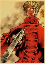 Japanese Trigun Posters Wall Stickers Retro Poster Prints High