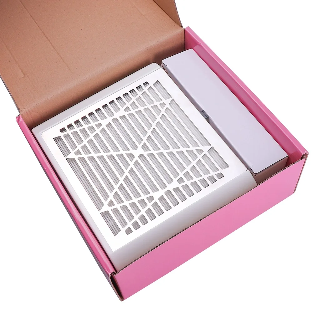 Coletor de pó Quente Unha Máquina Manicure Sucção Broca Poeira Sujeira Profissional Poderoso Aspirador pó Ventilador 40 w 12 Quente 40 w prego coletor de pó