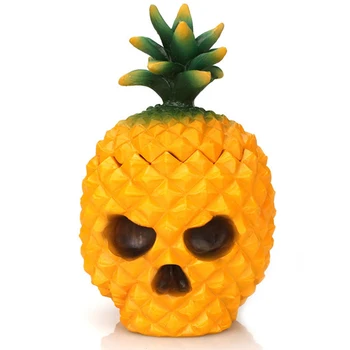 

Creative Resin Pineapple Skull Statue Storage Box Home Desk Office Room Decor Gift Halloween Party Decoration