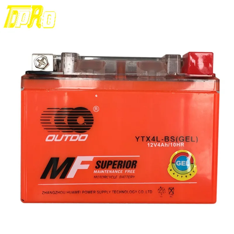 

Original New YTX4L-BS GEL SEALED Motorcycle Battery ATV SCOOTER MOWER Battery 12VX4L YTX4L-BS 12V 4AH Bike Mobile Charger