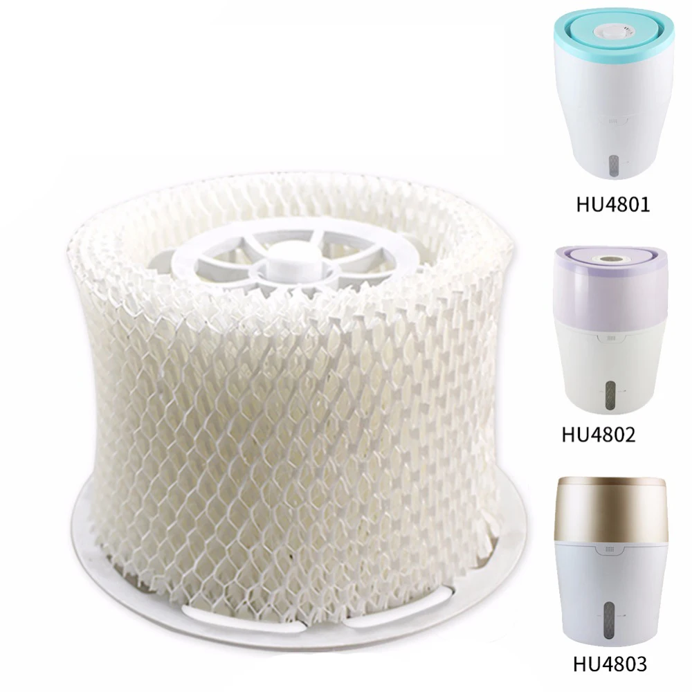 6 шт. белый утолщение Hu4102 заменить увлажнитель фильтр части композитный материал для Philips Hu4801/Hu4802/Hu4803/Hu4811