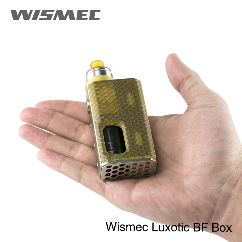 

2pcs Newest Wismec LUXOTIC Kit 7.5ml Refillable Squeeze Bottle 100W Vape Kit WISMEC LUXOTIC BF BOX Squonker Kit with Tobhino RDA