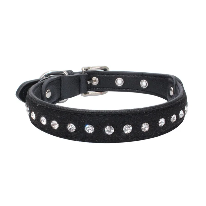 Fashion Cute collar for cats Exquisite Adjustable Diamond Dog Puppy Collars Accessories pet Product Leash and Harnesses A14 (7)