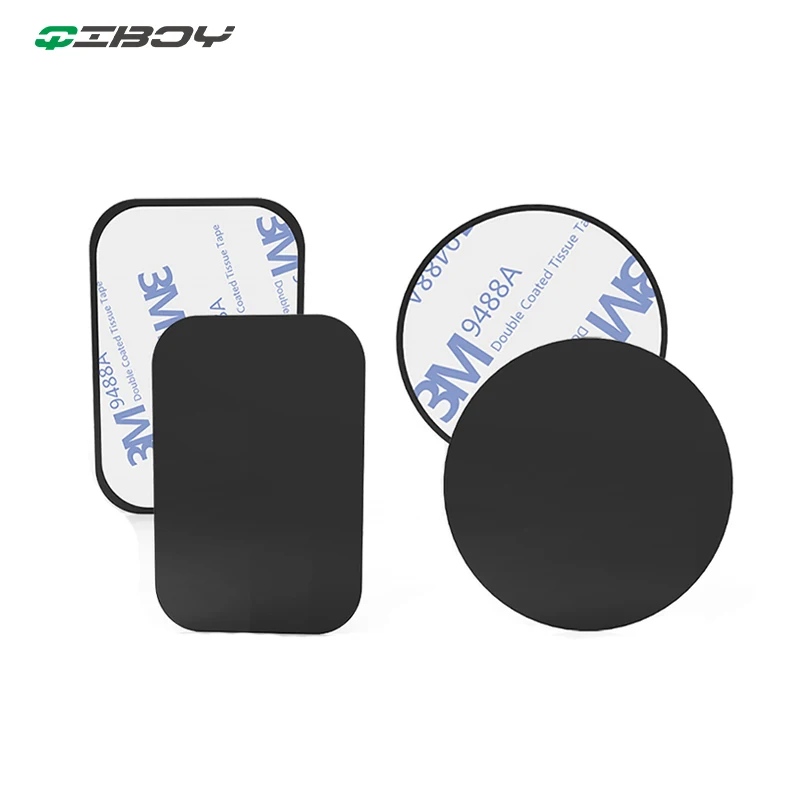 

Metal Plate Disk Iron Sheet For Magnetic Car Mount Mobile Cell Phone Holder Magnet Phone Stand Metal Plate Kit With 3M Adhesive