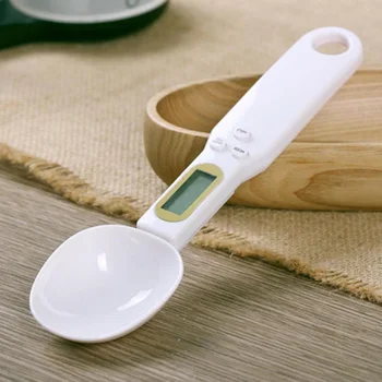 

500/0.1g ABS LCD Digital Electronic Kitchen Lab Gram Measuring Spoon Weighing Scale DTT88