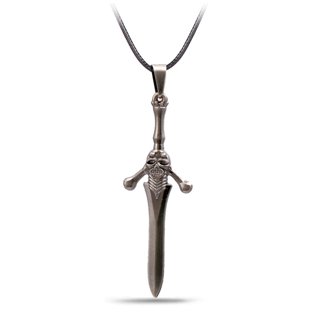 

Game Devil May Cry 5 Necklace Dante Rebellion Awakening Pendant Metal Rope Chain Choker Necklaces Women Men Charm Gift Jewelry