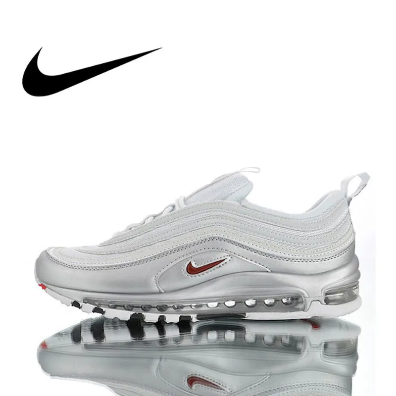 

Original authentic Nike Air Max 97 QS 2017 RELEASE men's running shoes outdoor sports designer sports shoes 2019 new AT5458-100