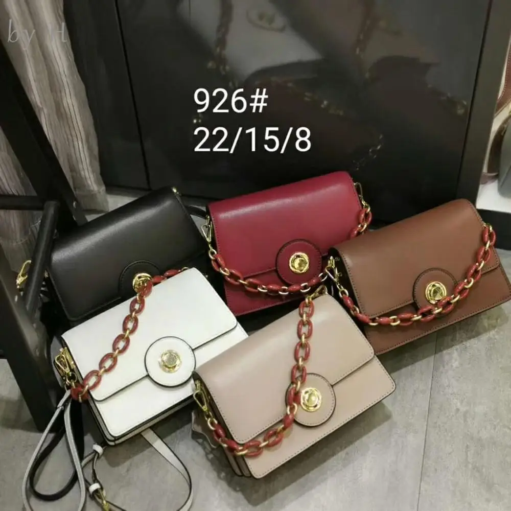 

by H 2019 new shoulder bag acrylic chain messenger bag french baguette metal square handbag luxury designers sac a womens purse