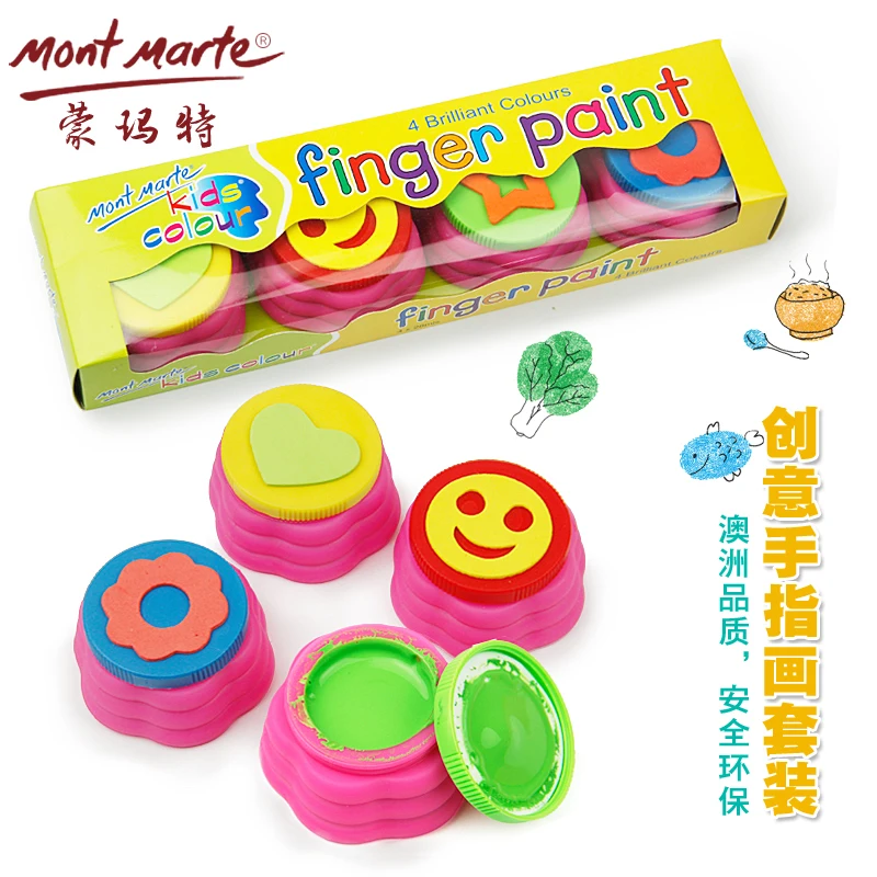 Finger painting with seal Non toxic Drawing Toys children educational