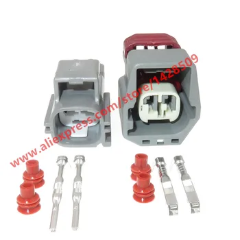 

10 Sets 2 Pin Waterproof Automotive Sealed Cable Connector Electric Plug For Cars Motors 7282-5558-30 7283-5558-10