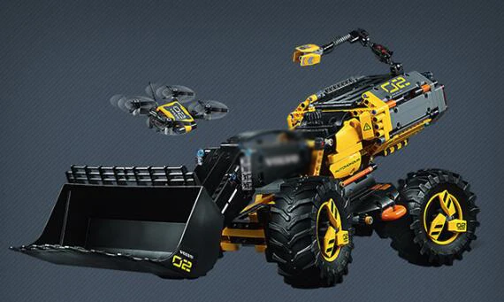 

Compatible Legoings Technic Volvo Concept Wheel Loader ZEUX Model Building Blocks Bricks Kits Toys