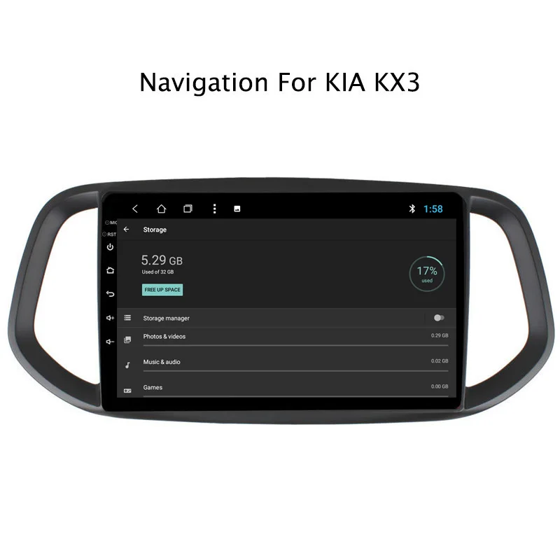 Clearance NAVITOPIA 10.1inch 2G RAM 32G ROM Android 8.1 Car DVD Multimedia GPS Navigation for Kia KX3 2015 2016 2017 4