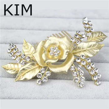 

Floral Wedding Tiara Sparkling Crystal simulated pearl Bridal Hair Combs Hairpin Jewelry Hair Accessories