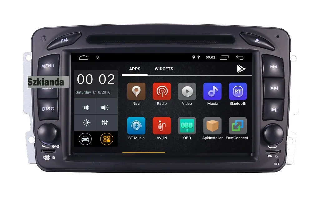 Excellent In Stock 7"Android 9.0 Car DVD Player For Mercedes Benz CLK W209 W203 W463 W208 Wifi 3G GPS Bluetooth Radio Stereo audio media 20