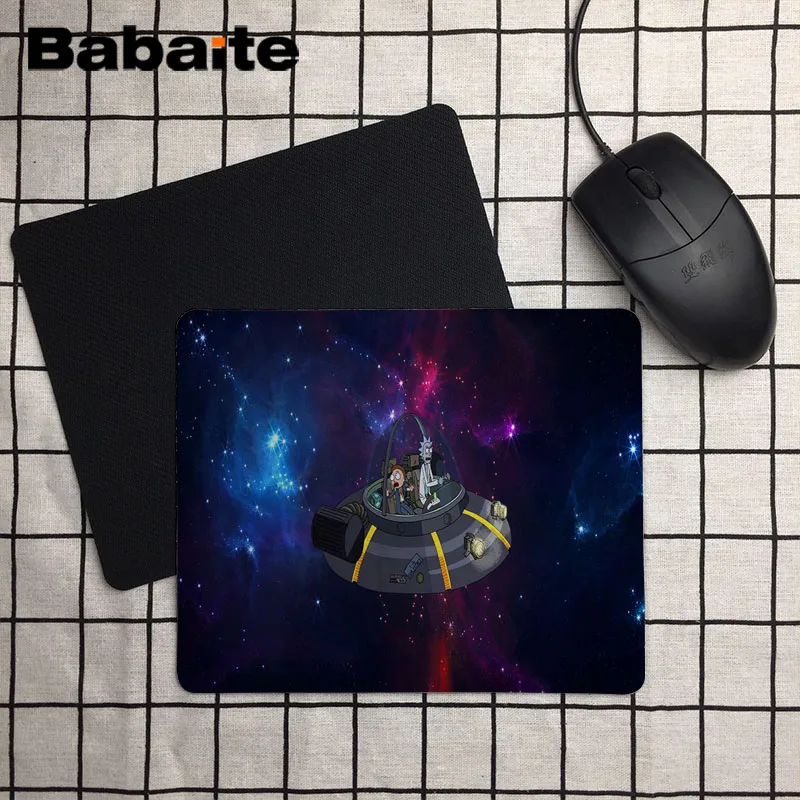 Babaite новый дизайн Рик и Морти индивидуальный игровой коврик для мыши ноутбука