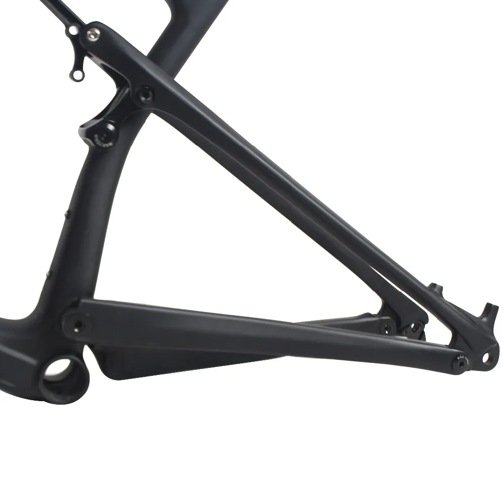 Clearance Carbon Fiber Suspension MTB Bike Frame 100mm Travel Frame 29 inch MTB Bike Wholesale 5