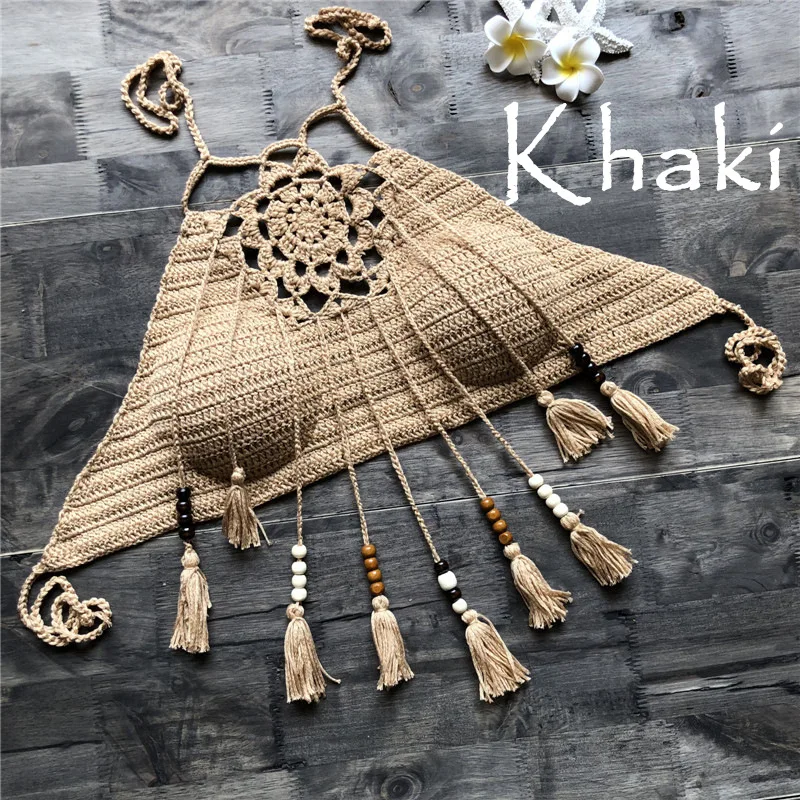 Сексуальное женское бикини пуш ап с кисточками Пляжная купальная одежда в стиле