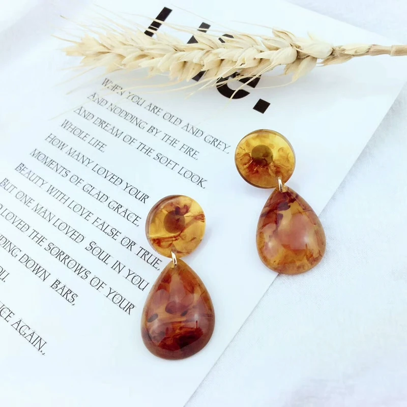 

New European Fashion Women Jewelry Water Drop Vintage Earrings