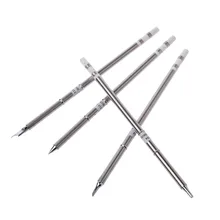 4 Pcs T12 Series Solder Iron Tips For Hakko Soldering Rework Station FX-951 FX-952 Welding Tips цена 4 Pcs T12 Series Solder Iron Tips For Hakko Soldering Rework Station FX-951 FX-952 Welding Tips цены онлайн