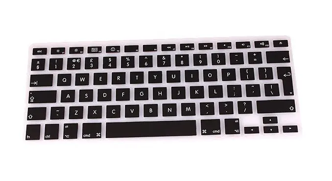 5PCS Silicone KeyBoard Cover Skin For MacBook Pro//Retina 13/" 15/" Air 11/"