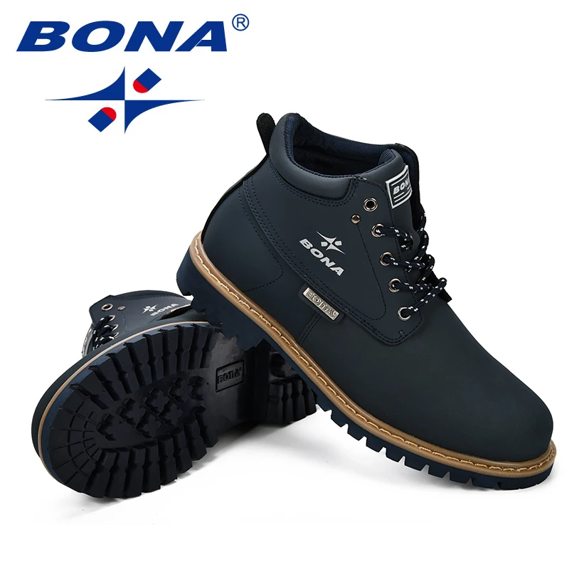 Ankle Boots Bona Botines BONA Spring Autumn Men Boots Split