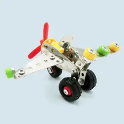 Собранные Jet самолета игрушка палец здания Конструкторы развивающие подарки для детей