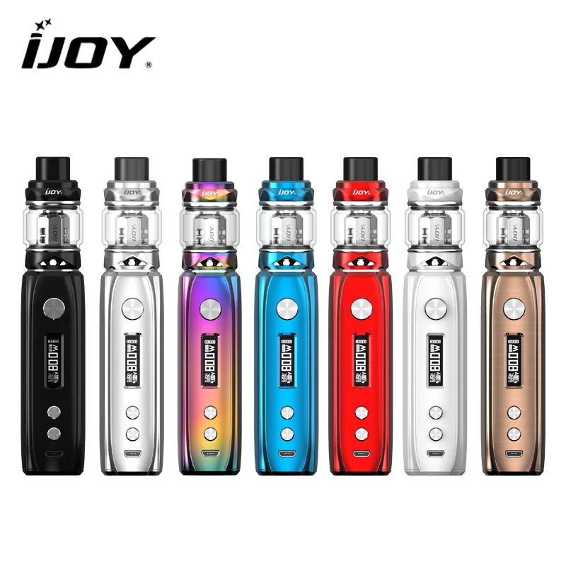 

Original iJOY KATANA Kit 5.5ml KATANA Subohm Tank 3000mah Battery 81w Box Mod e-cigarette Vape Pen