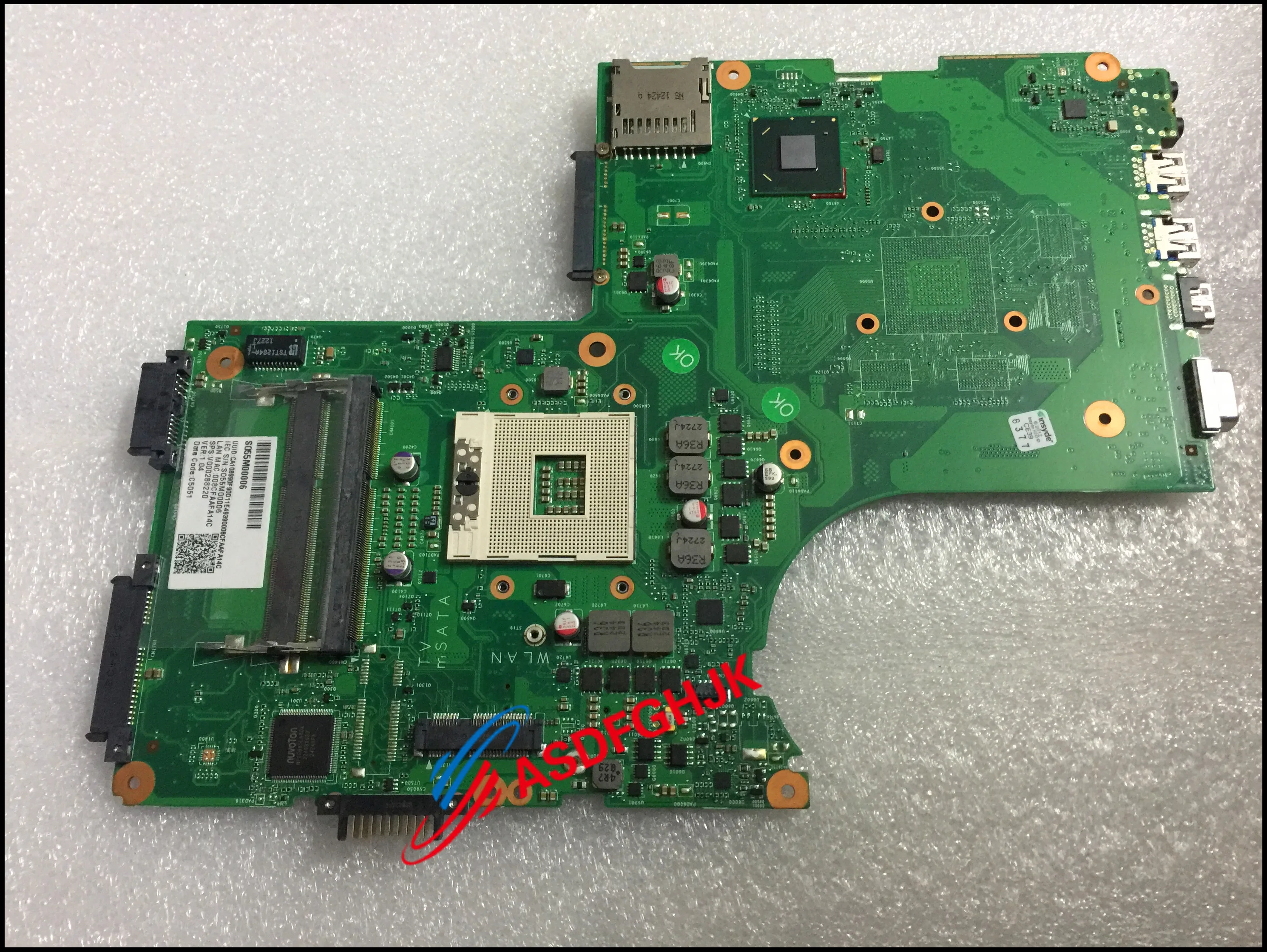  V000288220 FOR Toshiba Satellite P875 LAPTOP MOTHERBOARD 6050A2492401-MB-A02 Test OK