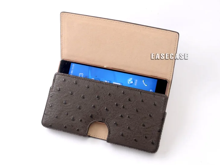 

D1 Custom-Made Genuine Leather Belt Case For Blackberry KEYone