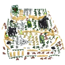 250pcs/set Soldier Model Sandbox Game Military Toy Soldier Army Men Figures Accessories Playset Kit Model Toy For Kids Boys